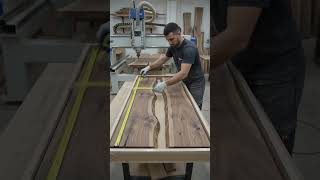 Epoxy table emerald