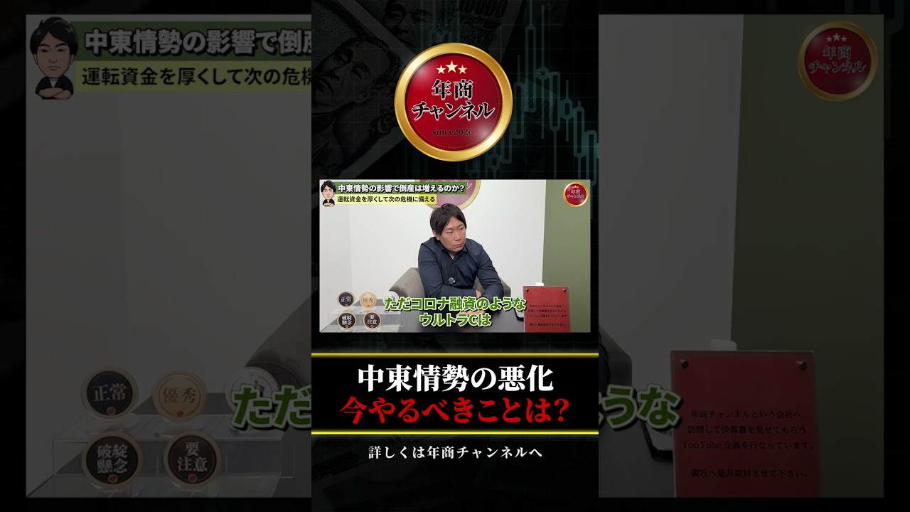 中東情勢の悪化!今やるべきことは? #shorts #中東情勢 #年商チャンネル