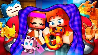 J'ai organisé une SOIRÉE PYJAMA de POKÉMON sur Minecraft !