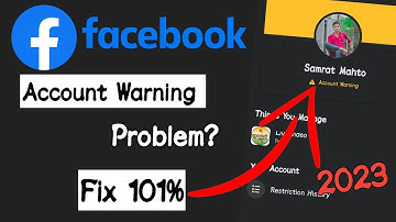 Facebook Account Warning Kaise Hataye || Facebook Account Warning Problem Solve 2023 | Hindi