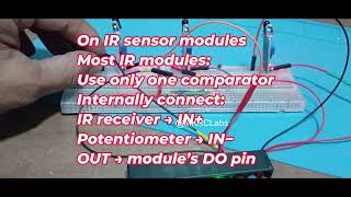 IR sensor modules that use the LM393 comparator