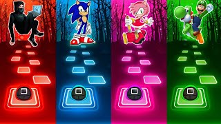 Alan Walker Faded - Sonic The Hedgehog - Amy Rose - Super Mario | Tiles Hop EDM Rush screenshot 4