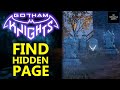 Gotham Knights Find The Hidden Page - Use AR to Locate Cache Marker at Gotham Cemetery