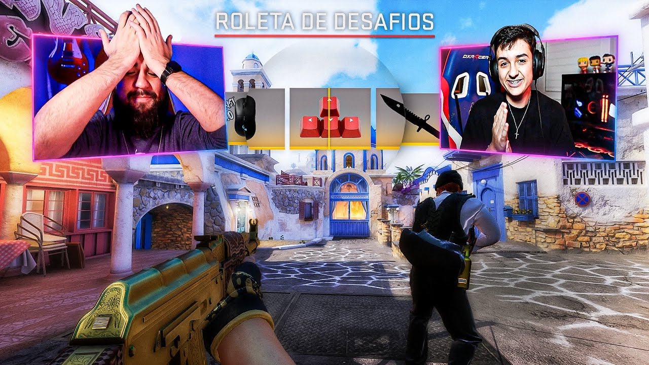 TROLLEI... O JEITO MAIS DIVERTIDO DE JOGAR COMPETITIVO (ROLETA DE DESAFIOS) EP.1