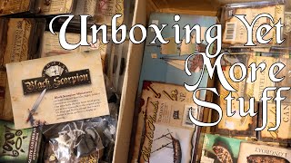 Yet more stuff! Two MORE boxes of Blood & Plunder goodies
