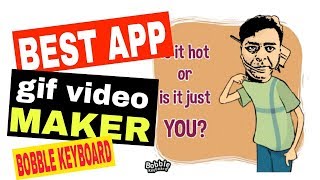 GIF Video Maker App | Bobble Keyboard | Cartoon gif animation free download | by Infomania Talk screenshot 4