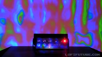 LoFi Future FB-100 VGA Video Feedback Synthesizer  Demo (VGA Out Direct To Projector)