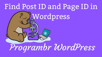 Find WordPress Post ID Page ID