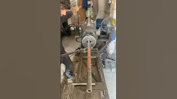 Young Artisan Creates Spring on Lathe: Witness the Skill & Process! #Metalworking #MakingThings #diy