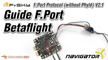 Guide how to Setup F.Port with FrSky R-XSR and Betaflight 3.3 (English)