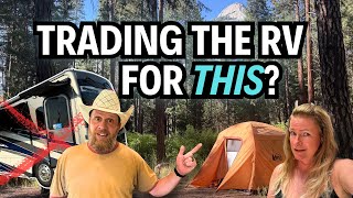 Trading the RV Life for Tent Camping in Yosemite | Half Dome Hike