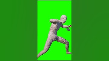 3D overlay mummy green screen download free
