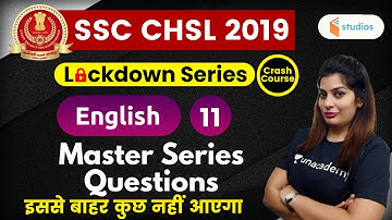 1:00 PM - SSC CHSL 2019 (Crash Course) | English by Akanksha Ma