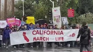 Hundreds of people attend 'March for Life' in Sacramento