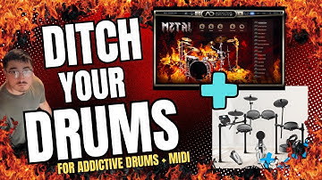 🔥Addictive Drums 2 + Electronic Drum Set is FIRE🔥