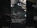 Drone Video Captures Massive Damage After Washington Chemical Tank Blast