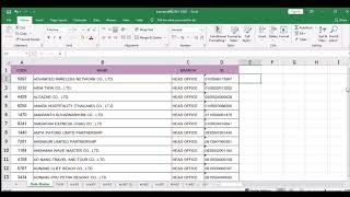 แนะนำวิธีการใช้งานภาษีซื้อในโปรแกรม Excel โดยฟังก์ชัน Vlookup ของบริษัท เอแอนด์เอฟ ทัวร์ ทราเวล