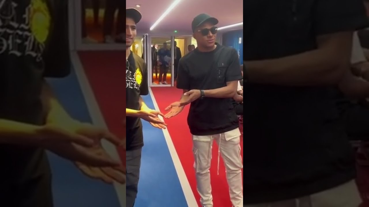 Khaby Lame Teaches Hakimi And Mbappe How To Do The 