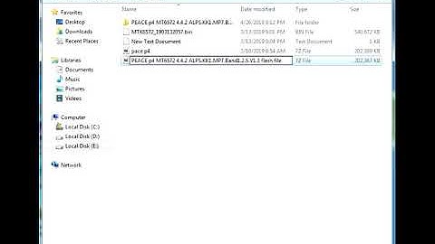 Peace P4 4.4.2 MT6572 100% Tested Flash File