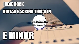 Indie Rock Guitar Backing Track In E Minor chords