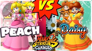 ASM: Daisy Vs Peach *Mario Strikers CHARGED* Soccer Match!!