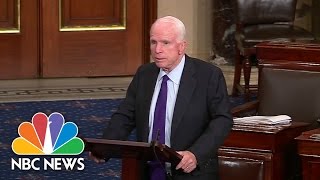 Senator John McCain Urges Americans To Respect Election Results And Each Other | NBC News Wealth