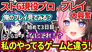 スト6現役プロのどぐらコーチのプレイが上手すぎて大興奮の橘ひなのｗ【橘ひなの/どぐら/ぶいすぽ】