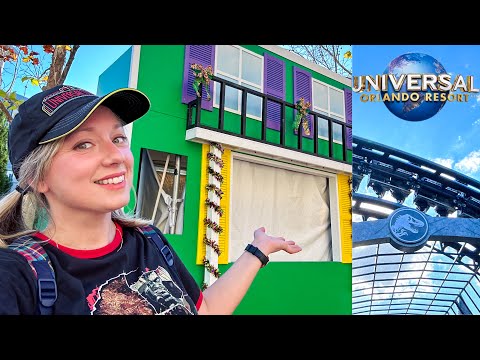 FIRST LOOK at New Universal Mardi Gras 2023 Food Booths, Tribute Store Facade, Merch + VelociCoaster