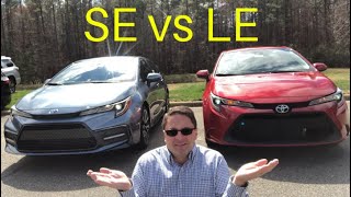 2020 Corolla SE vs LE: You pick the winner!