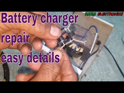 How to repair battery charger at home   battery charger repairing easy idea in Urdu hindi