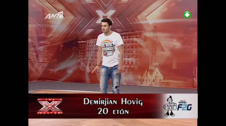 X Factor 2 - GREECE - Auditions 4 - Demirjian Hovig