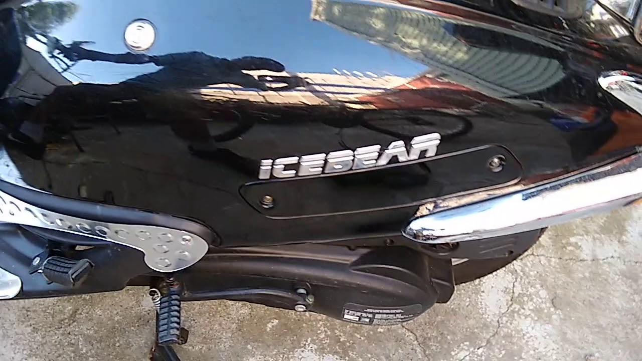 Icebear 150cc scooter started - YouTube