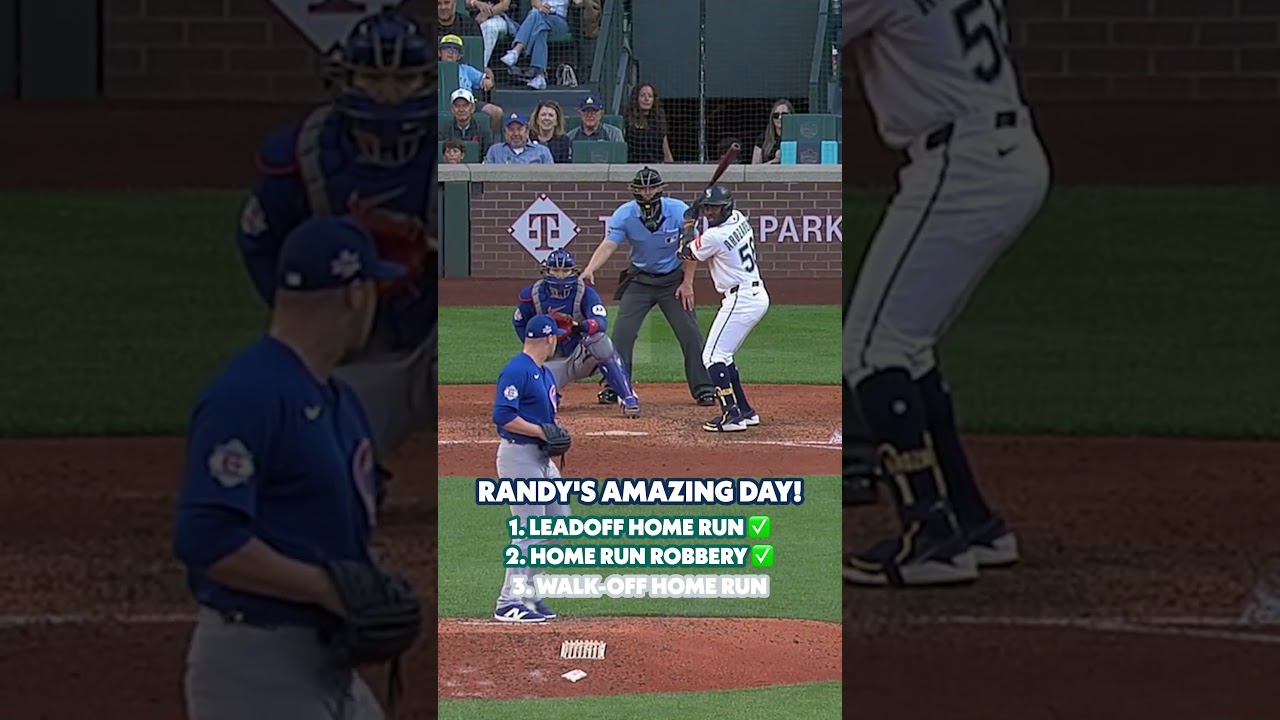 An unbelievable day for Randy Arozarena! #baseball #mlb #mariners #highlights #seattle
