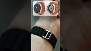 Trying on some black nylon bands. Google Pixel Watch 2 #googlepixelwatch2 #pixelwatch2 #pixelwatch
