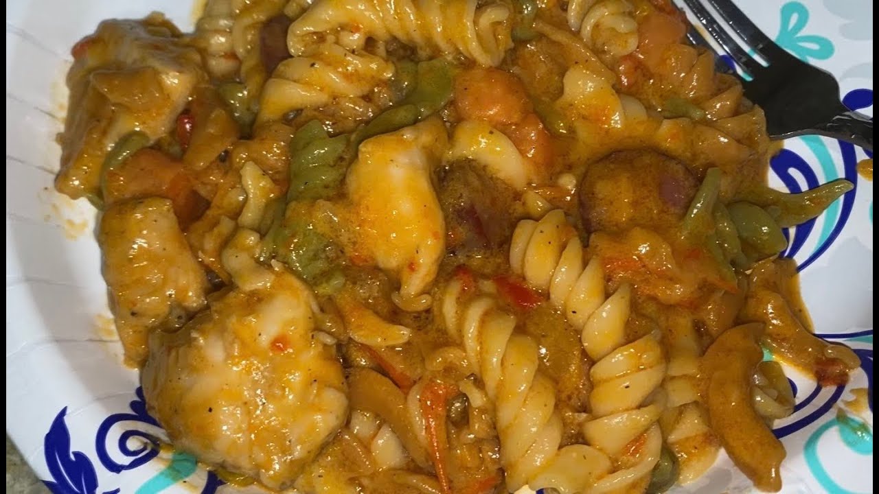 Chicken and Shrimp Alfredo Pasta | Cooking with L.I.B Babe - YouTube