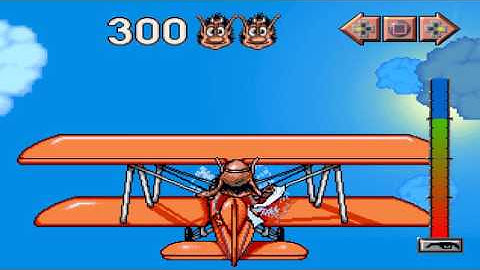 Hugo Gameplay (Plane Level) [PSX]