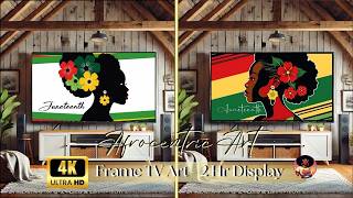 Visions of Freedom JUNETEENTH WALL ART | 4K TV Art for Home Decor |  #homedecor  #juneteenth