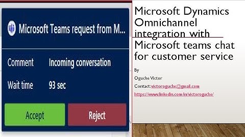 Set Up Microsoft Teams with Omnichannel in Dynamics 365 CRM for Efficient Customer Service