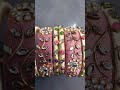 #vedhadesigners #threadbangles #customization #available #eventorder #indianattire #wedding #bells