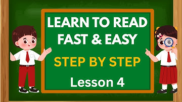 LEARN TO READ FAST & EASY for CHILDREN ----Lesson 4----Reading Skills & Vocabulary