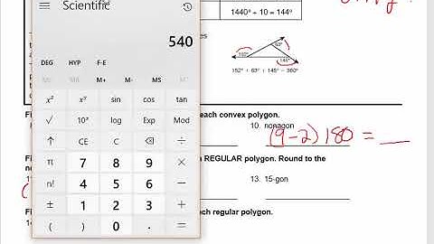 Geometry: Properties of Polygons Help Video