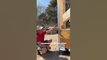 Attaching a timber frame to piers