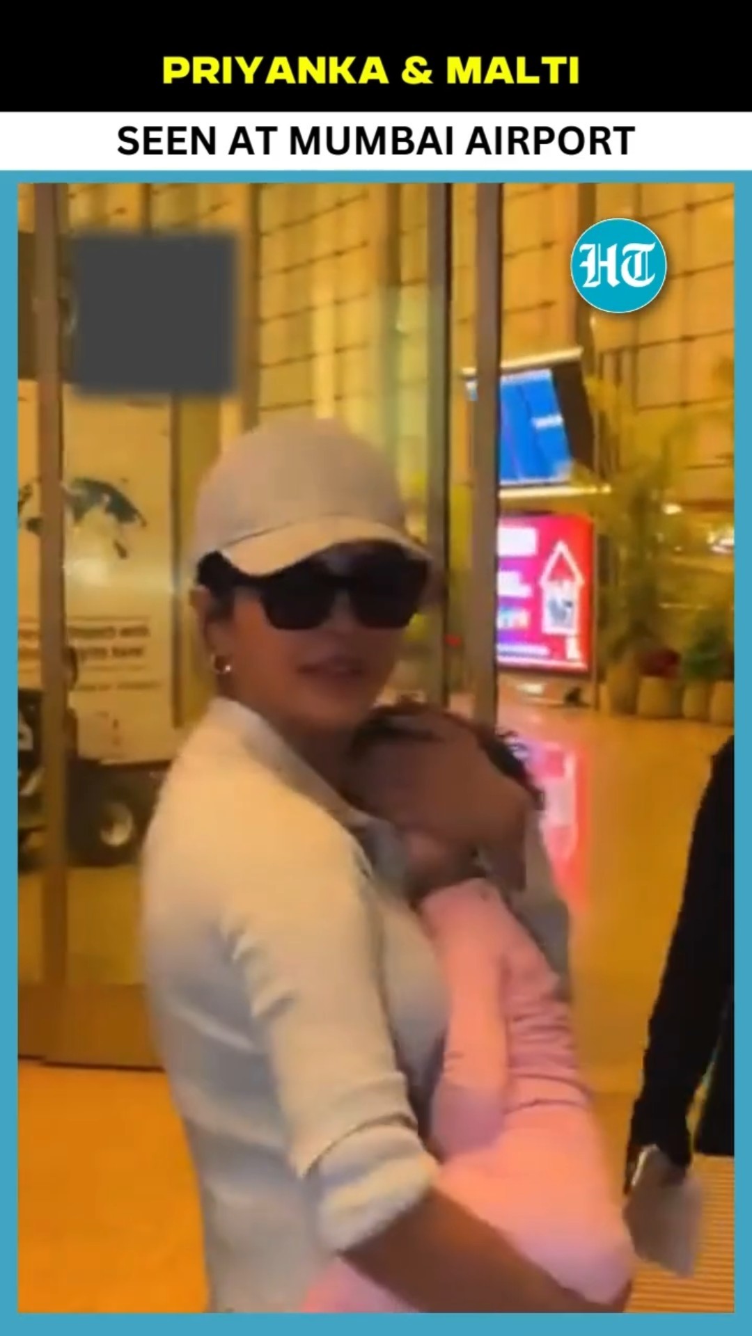 Priyanka Chopra Spotted At Mumbai Airport With Daughter Malti Marie Jonas