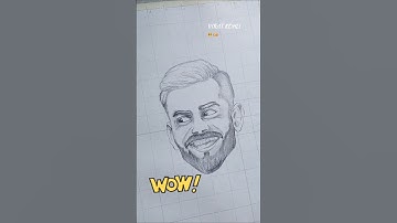 Virat kohli drawing 👑 | Realistic Sketch of Virat kohli | #shorts #viratkohli