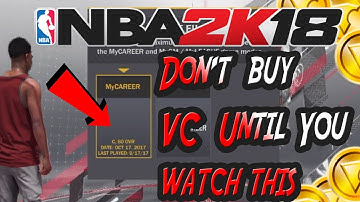NBA 2K18 DELETED MYPLAYER!! HOW TO FIX?!