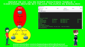 What is O IA in OSPF routing table