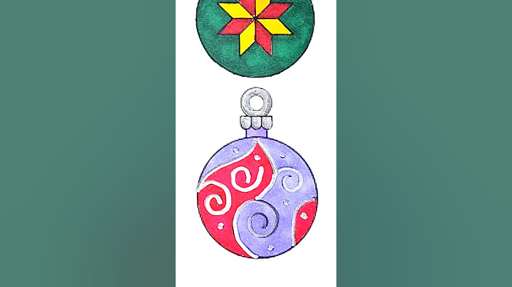 Coloring Christmas Ornaments #christmas #coloring #kidsvideo