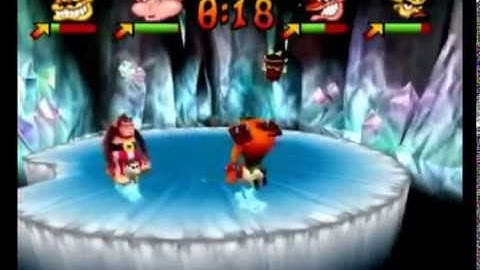 Crash Bash - Warp Room 3: Old Mines - 37) Melt Panic Lv. 2
