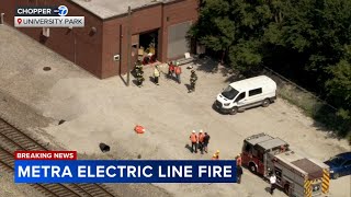 No Metra service out of Richton Park, University Park after fire