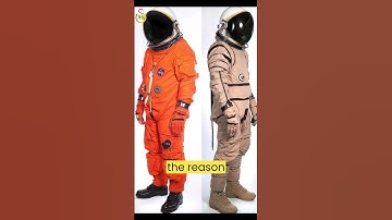 Why are Space Suits White and Orange?